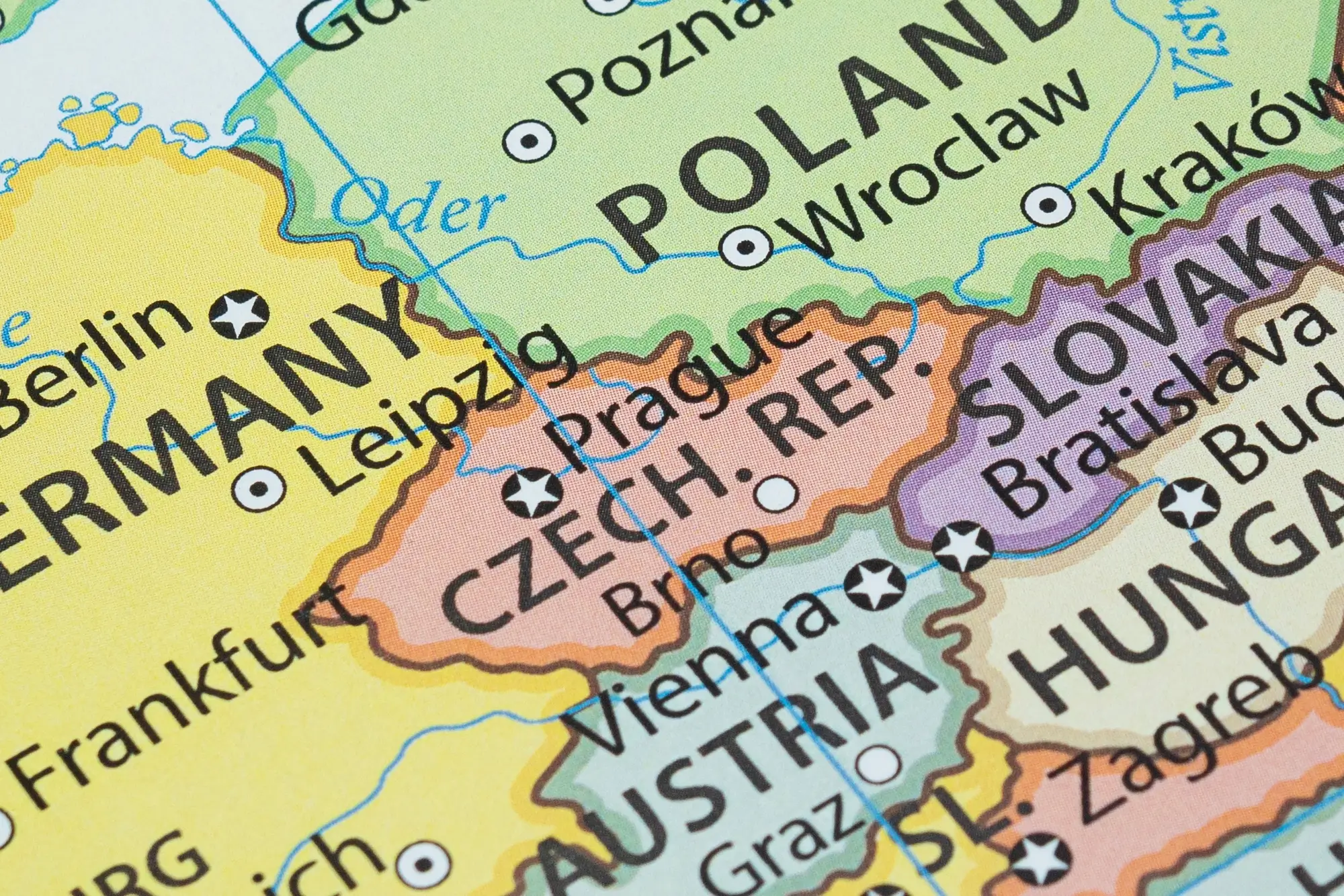 česko na mapě