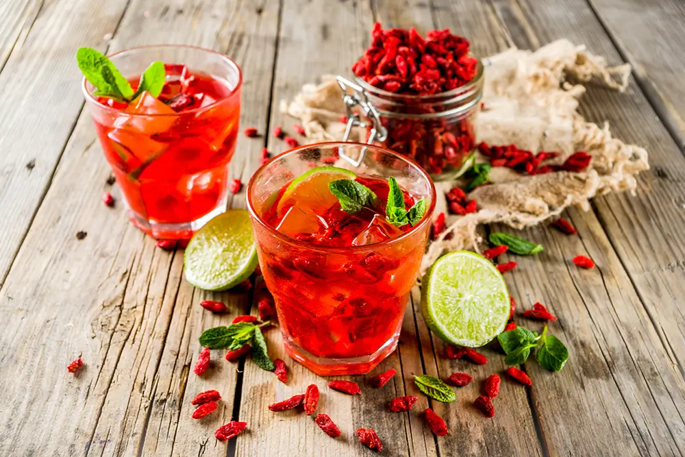 Limonáda z goji je osvěžující a velmi zdravá. - SportDeník Limonáda z goji