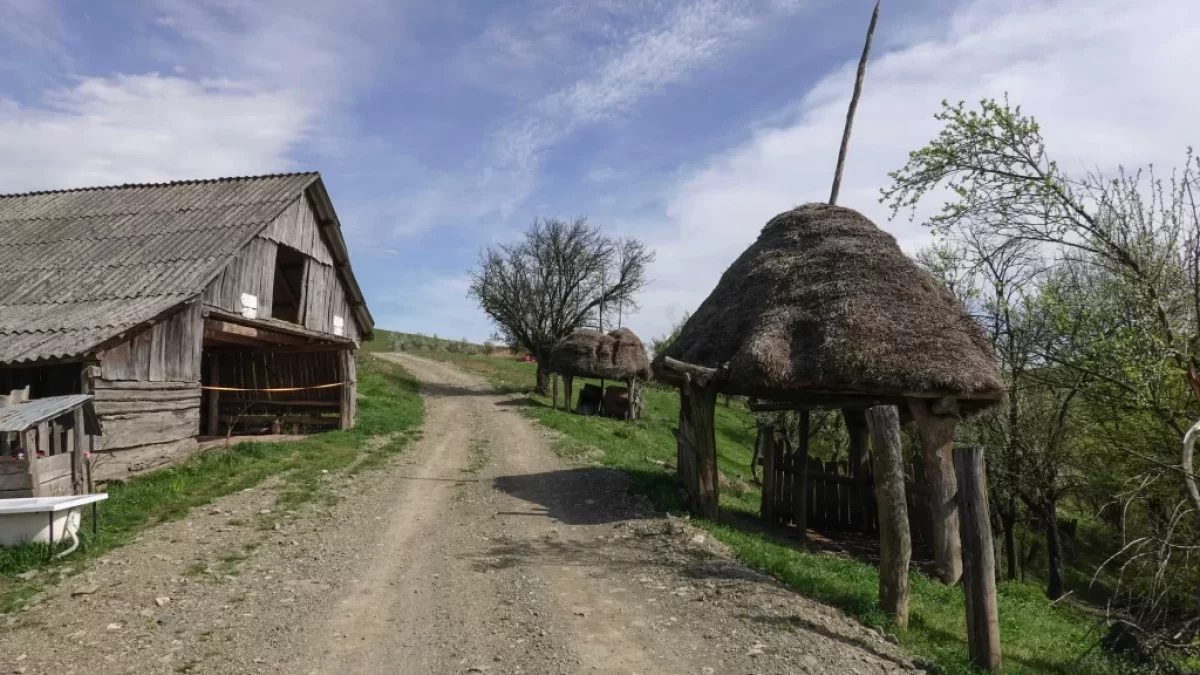 rumunská farma na venkově