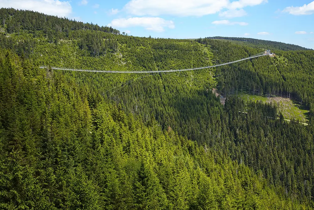 Sky Bridge 721 byl donedávna nejdelší visutou lávkou pro pěší. - SportDeník Sky Bridge 721