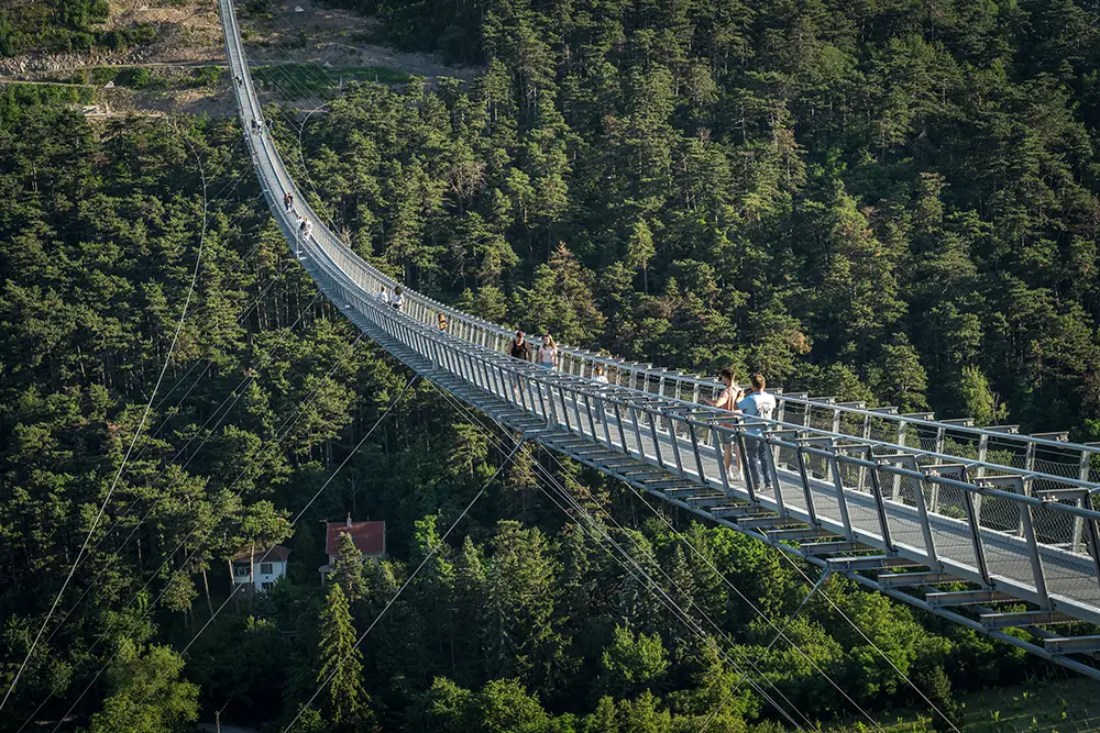 Novým držitelem rekordu je Bridge of National Unity v Maďarsku. - SportDeník Bridge of National Unity