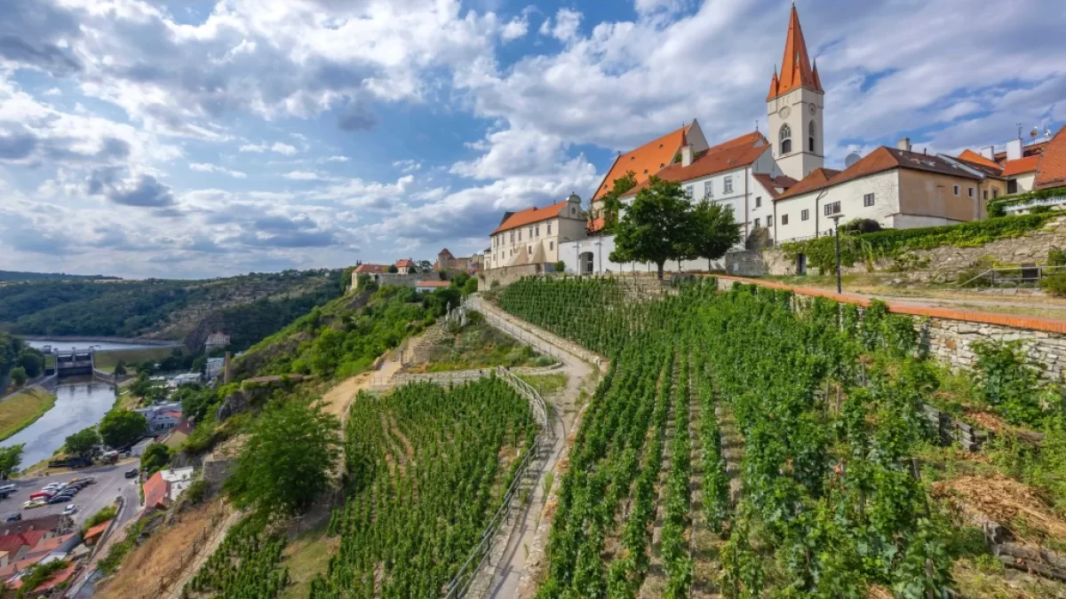 pohled na Znojmo