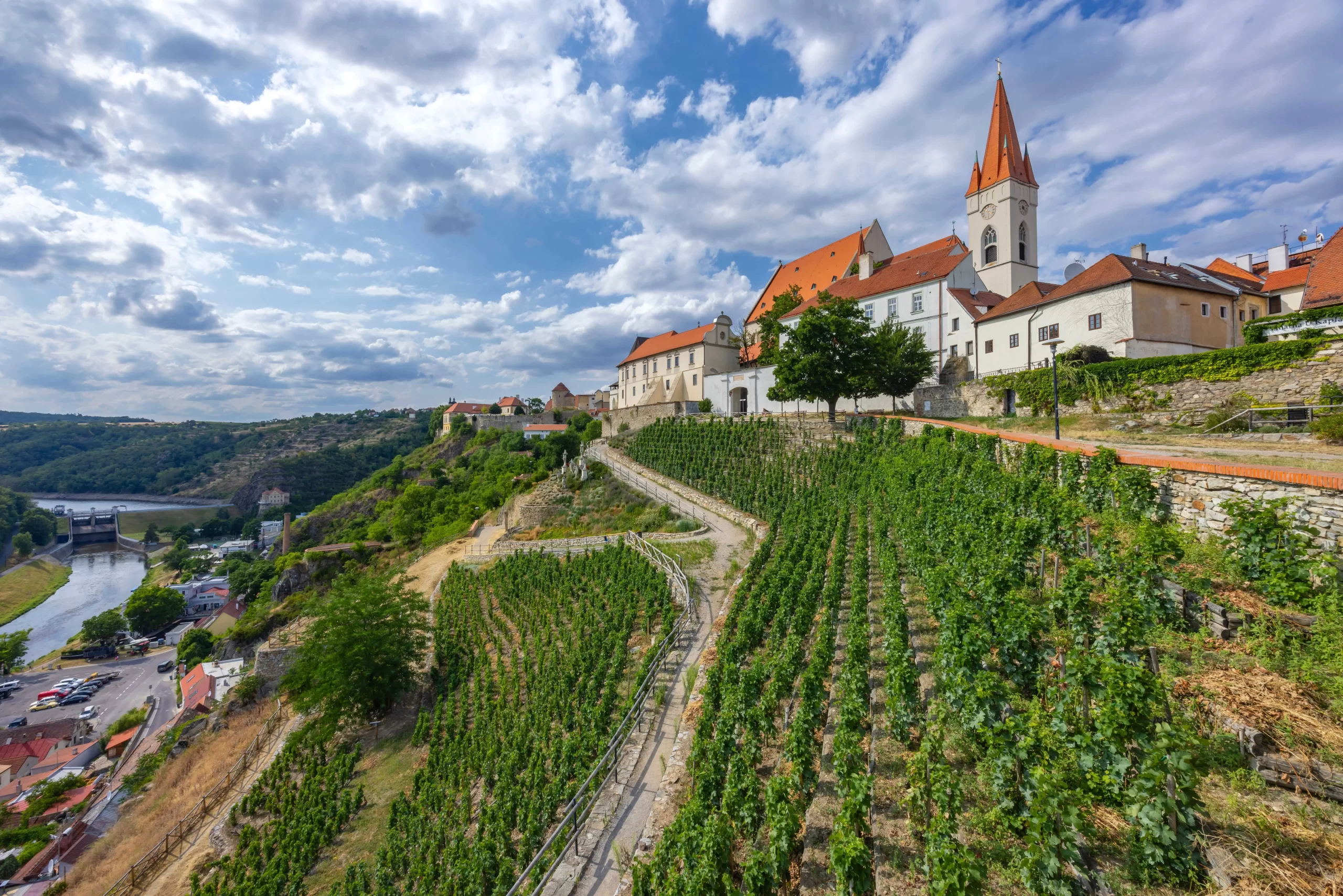 pohled na Znojmo