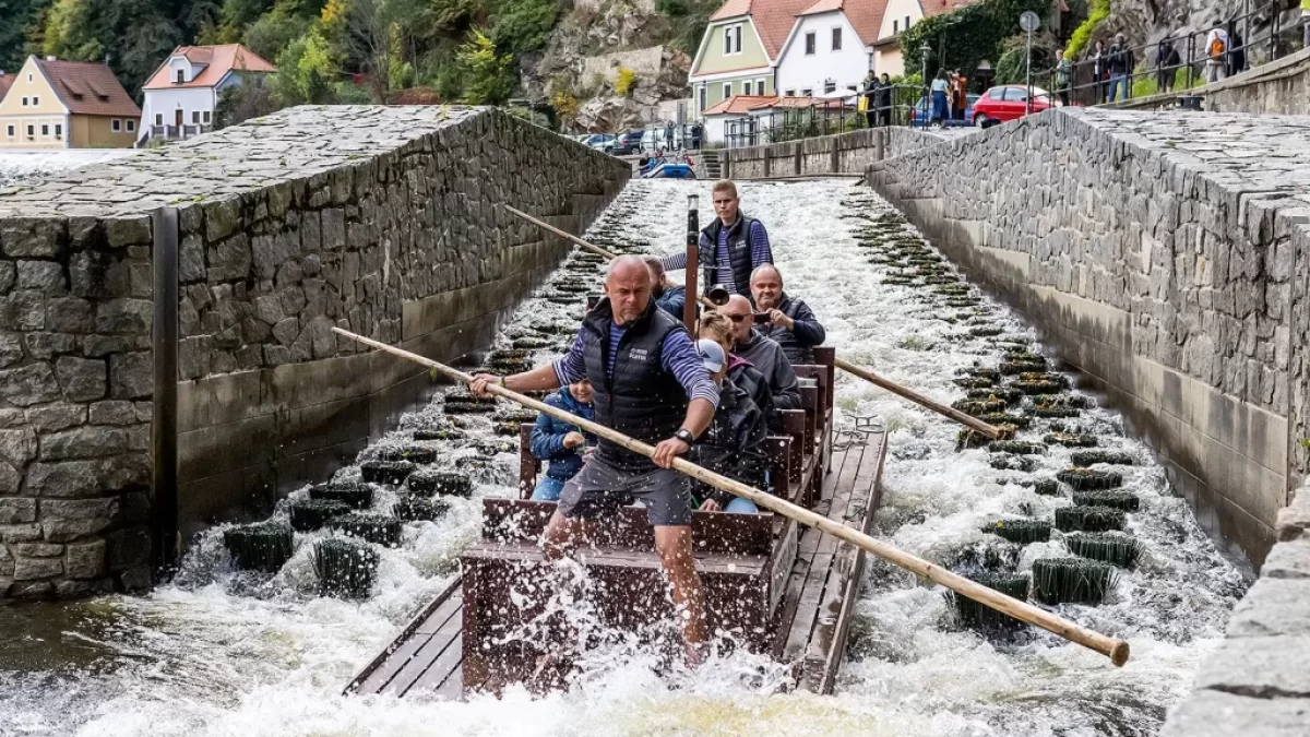 Český Krumlov z voru