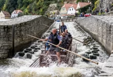 Český Krumlov z voru