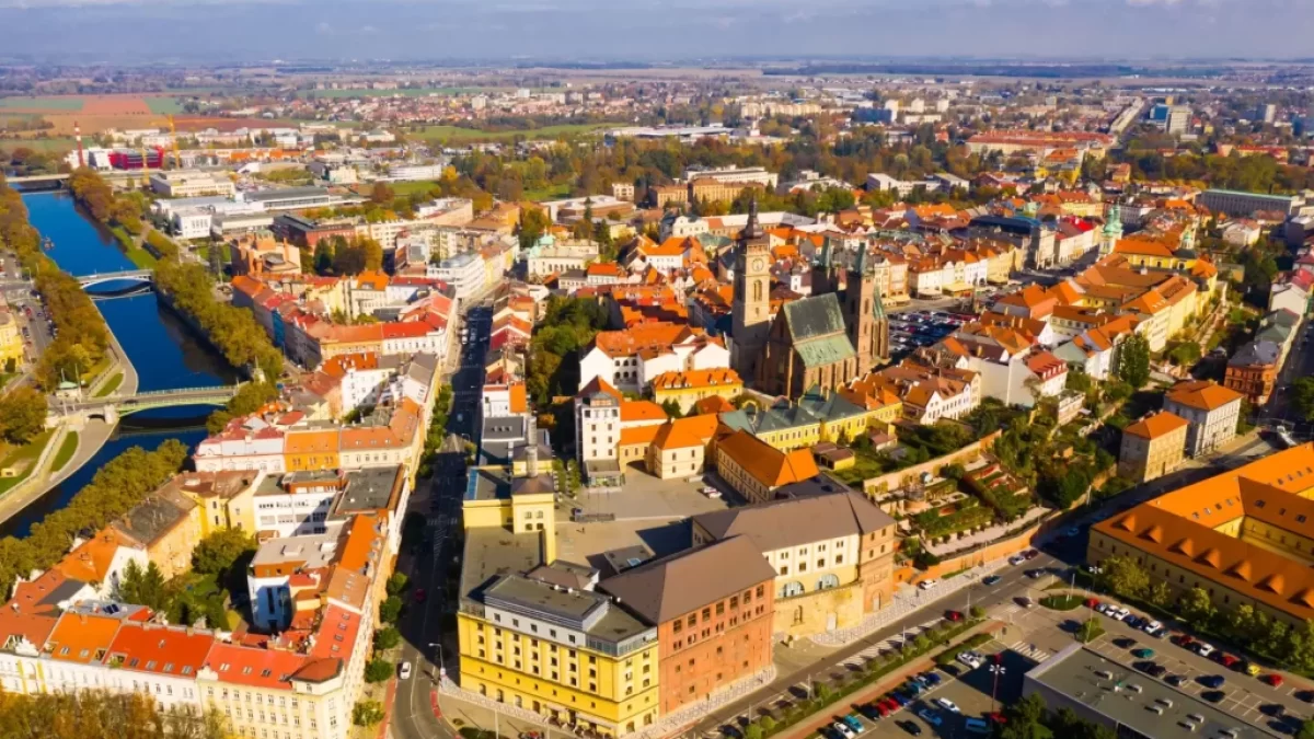 Hradec Králové z výšky