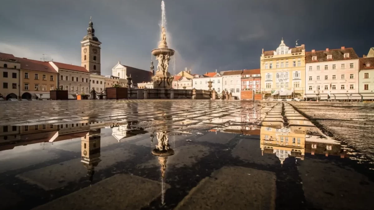 České Budějovice po přívalovém dešti