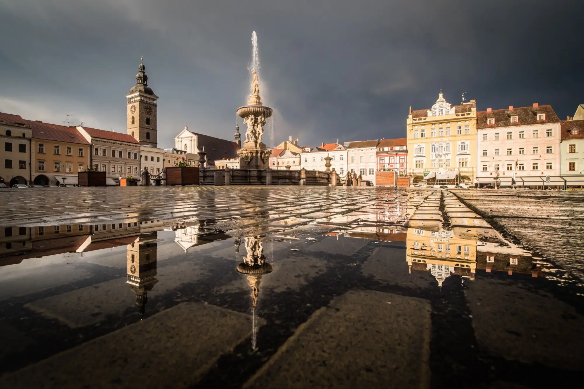 České Budějovice po přívalovém dešti