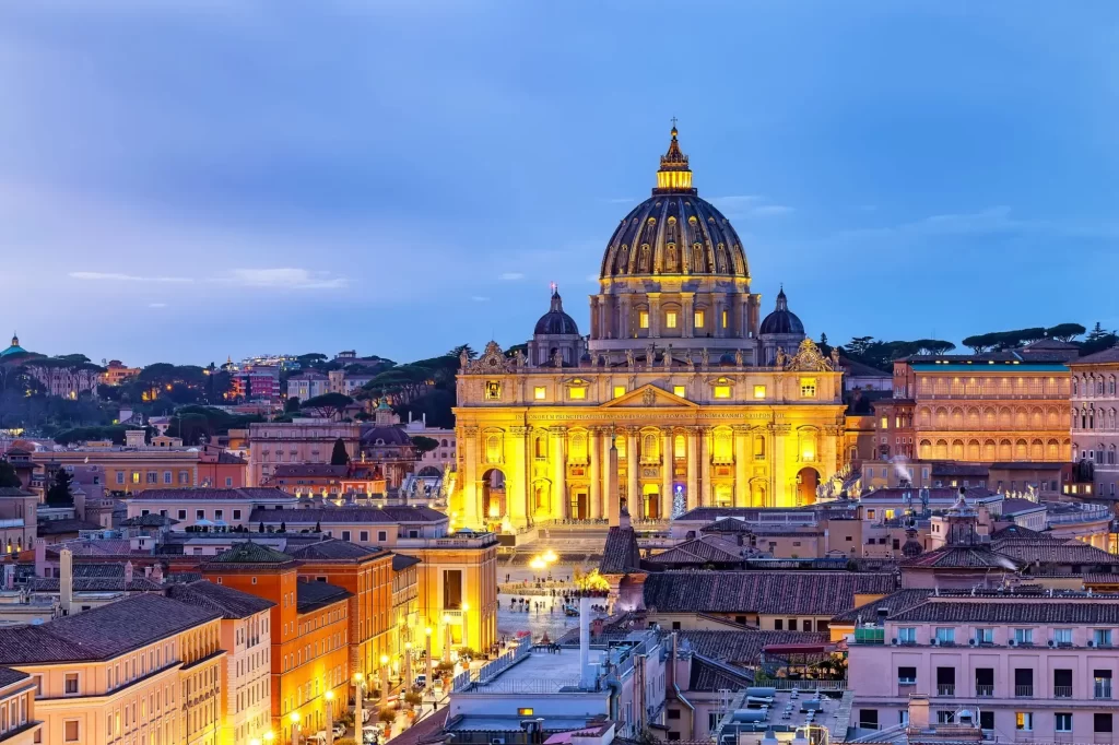 Shutterstock_2550297465 - SportDeník Bazilika sv. Petra ve Vatikánu.