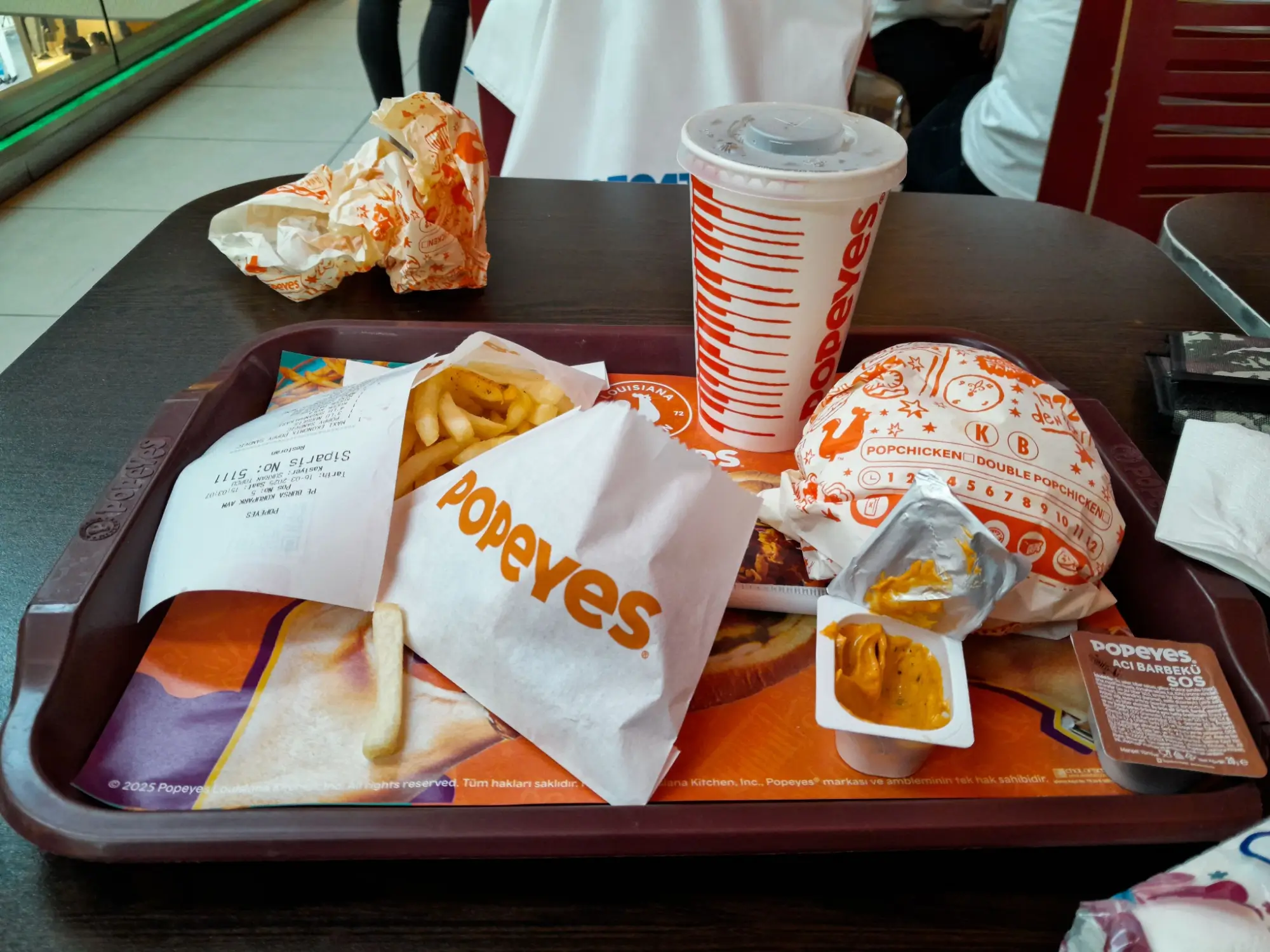 Menu Popeyes