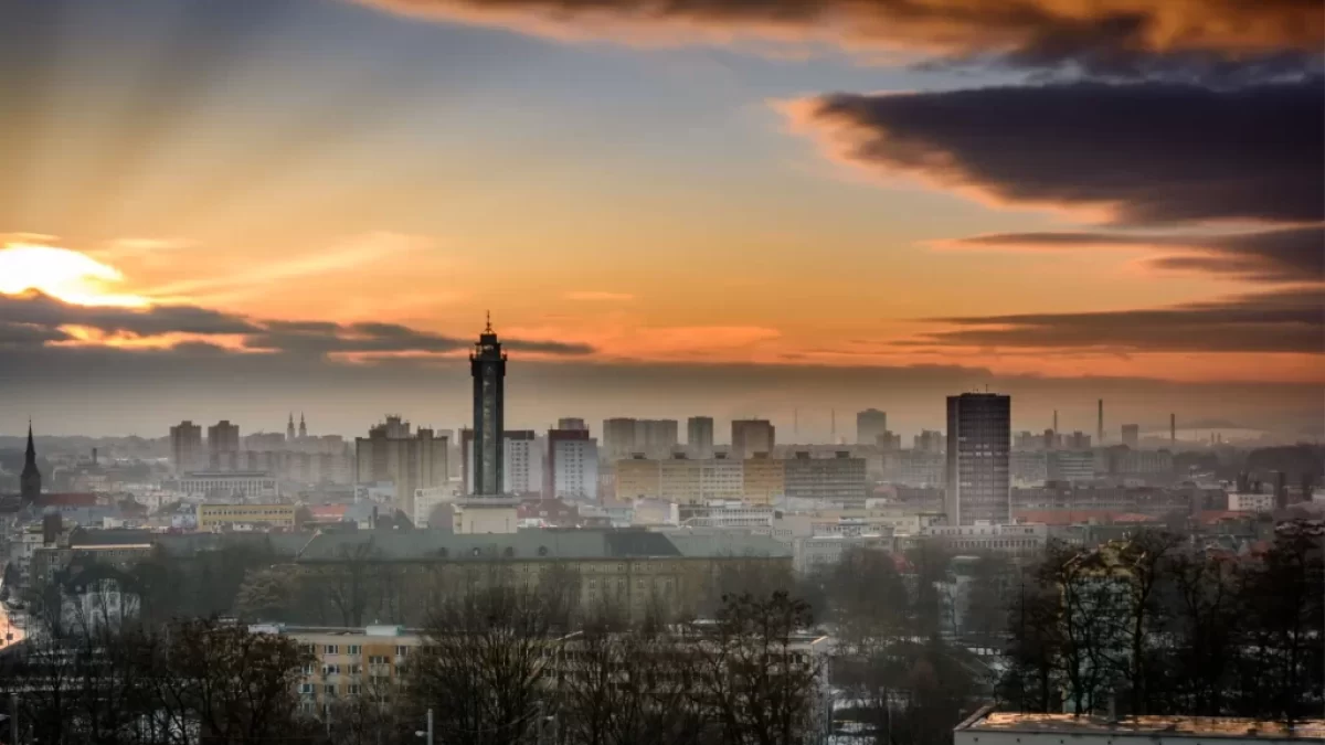 Ostrava v zimě