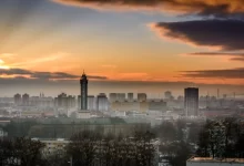 Ostrava v zimě