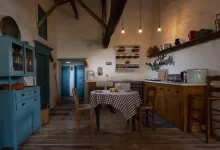 Interiér staré kuchyně