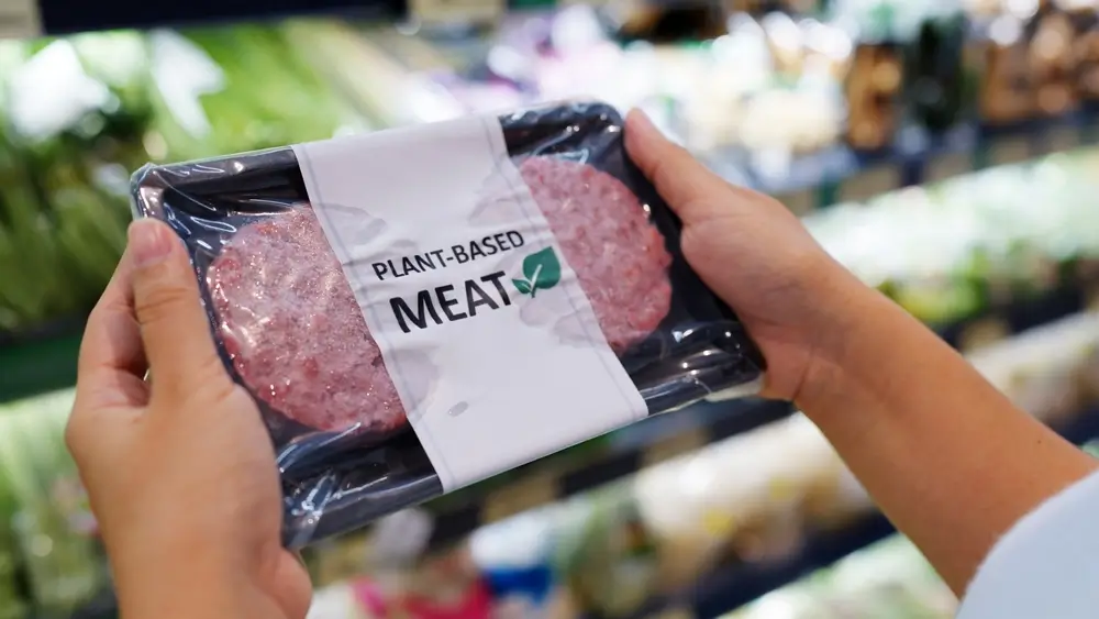 bezmasý burger - SportDeník Rostrinný burger.
