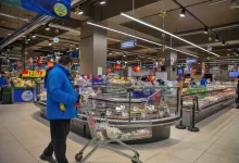 Nákup v supermarketu.