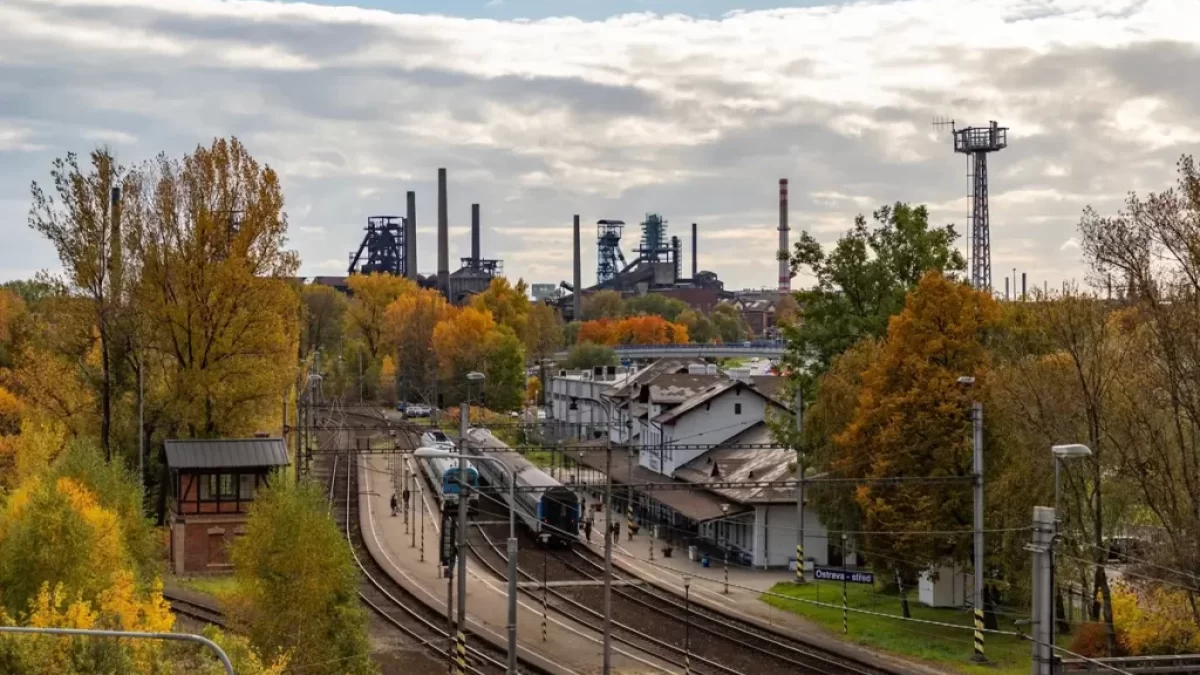 Pohled na nádraží Ostrava Vítkovice, jedno z nejošklivějších nádraží v Česku