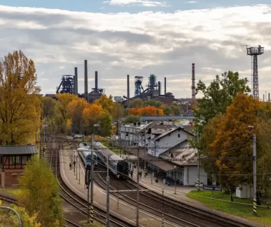 Pohled na nádraží Ostrava Vítkovice, jedno z nejošklivějších nádraží v Česku
