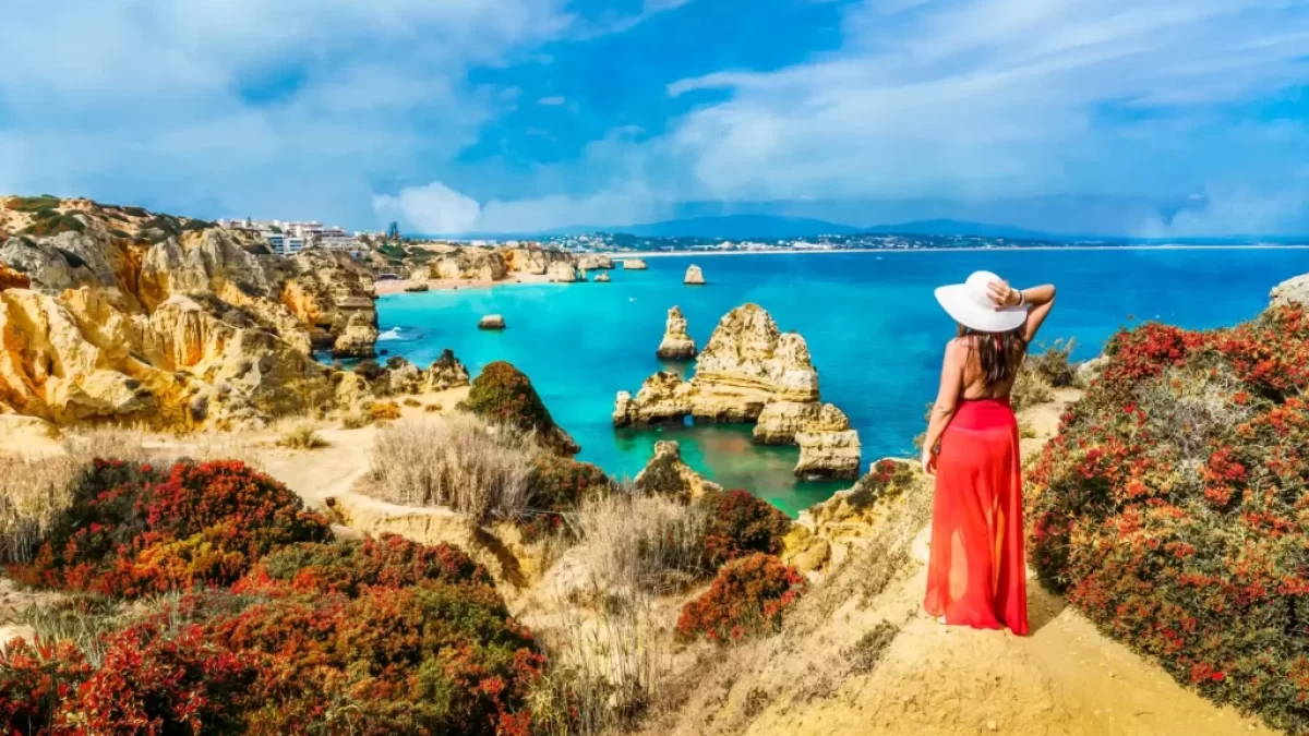 Turistka v Algarve