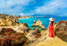 Turistka v Algarve