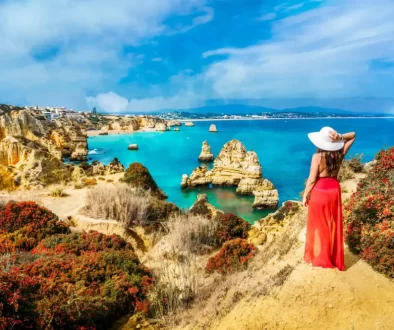 Turistka v Algarve