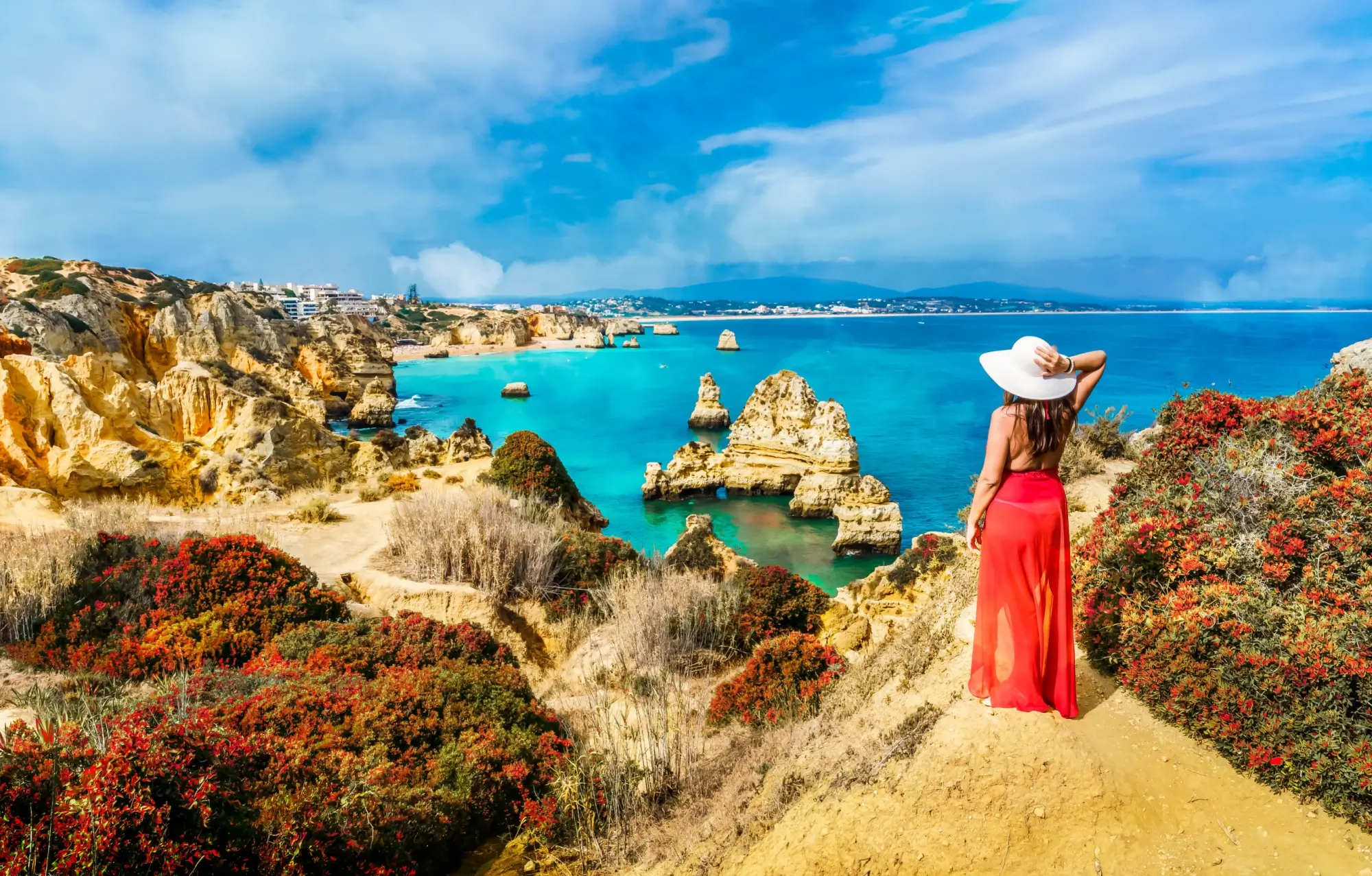 Turistka v Algarve