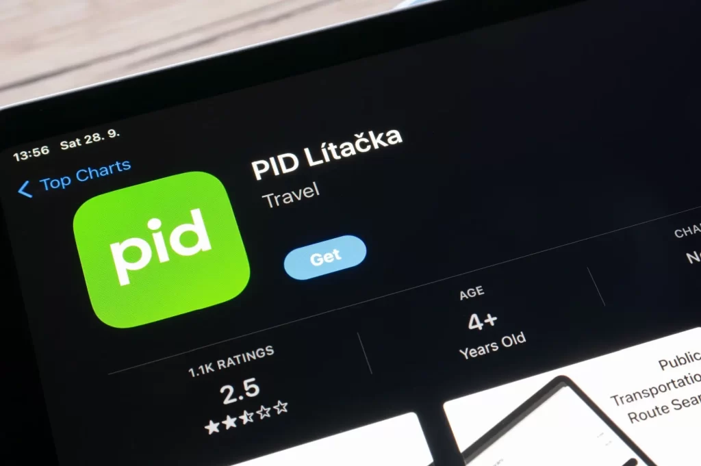- SportDeník Mobilní aplikace PID Lítačka