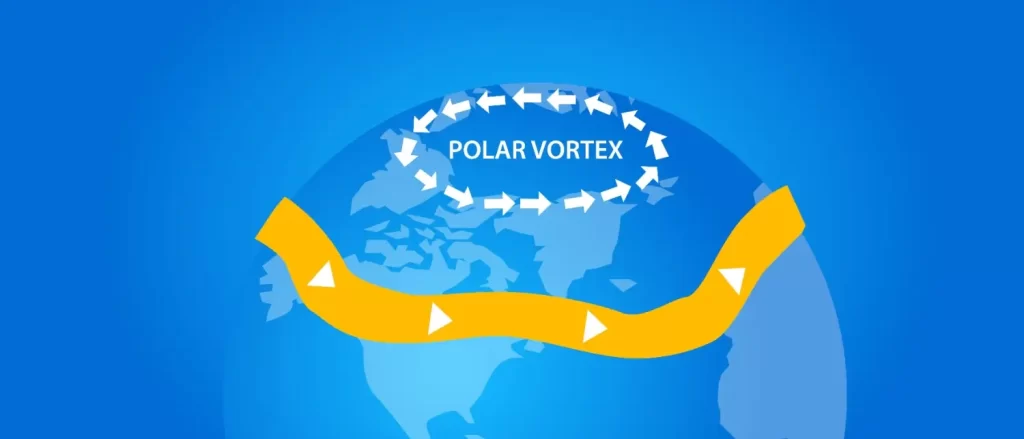 Polární vortex - SportDeník Polární vortex