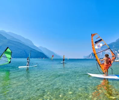 surfaři na Lago di Garde