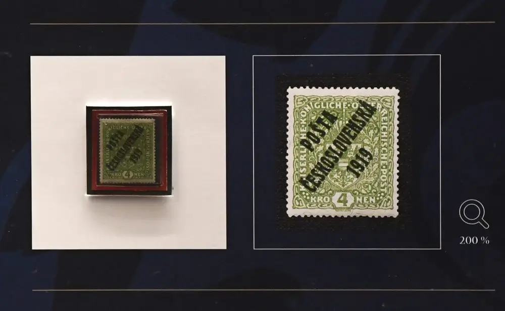 Tyto československé známky z roku 1919 se draží za miliony - SportDeník vzácná poštovní známka z roku 1919