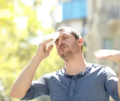 Muži je horko v létě