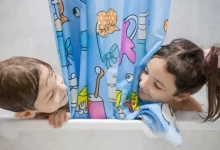 děti ve vaně