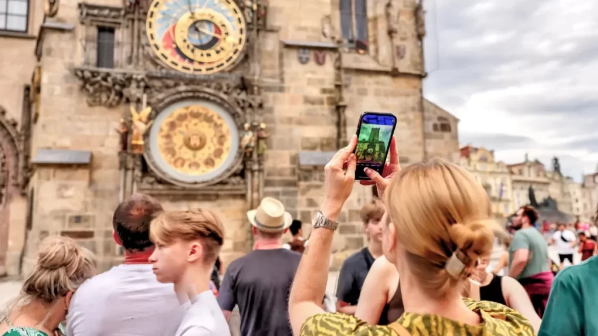 Zahraniční turisté v Česku