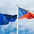 Evropská a česká vlajka