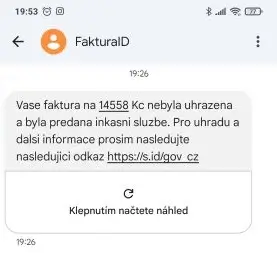 podvodna-sms-faktura1 - SportDeník Smishing