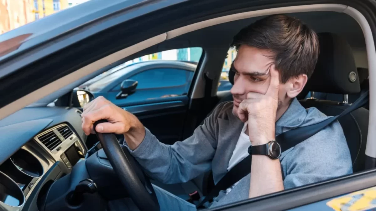 muž v zácpě