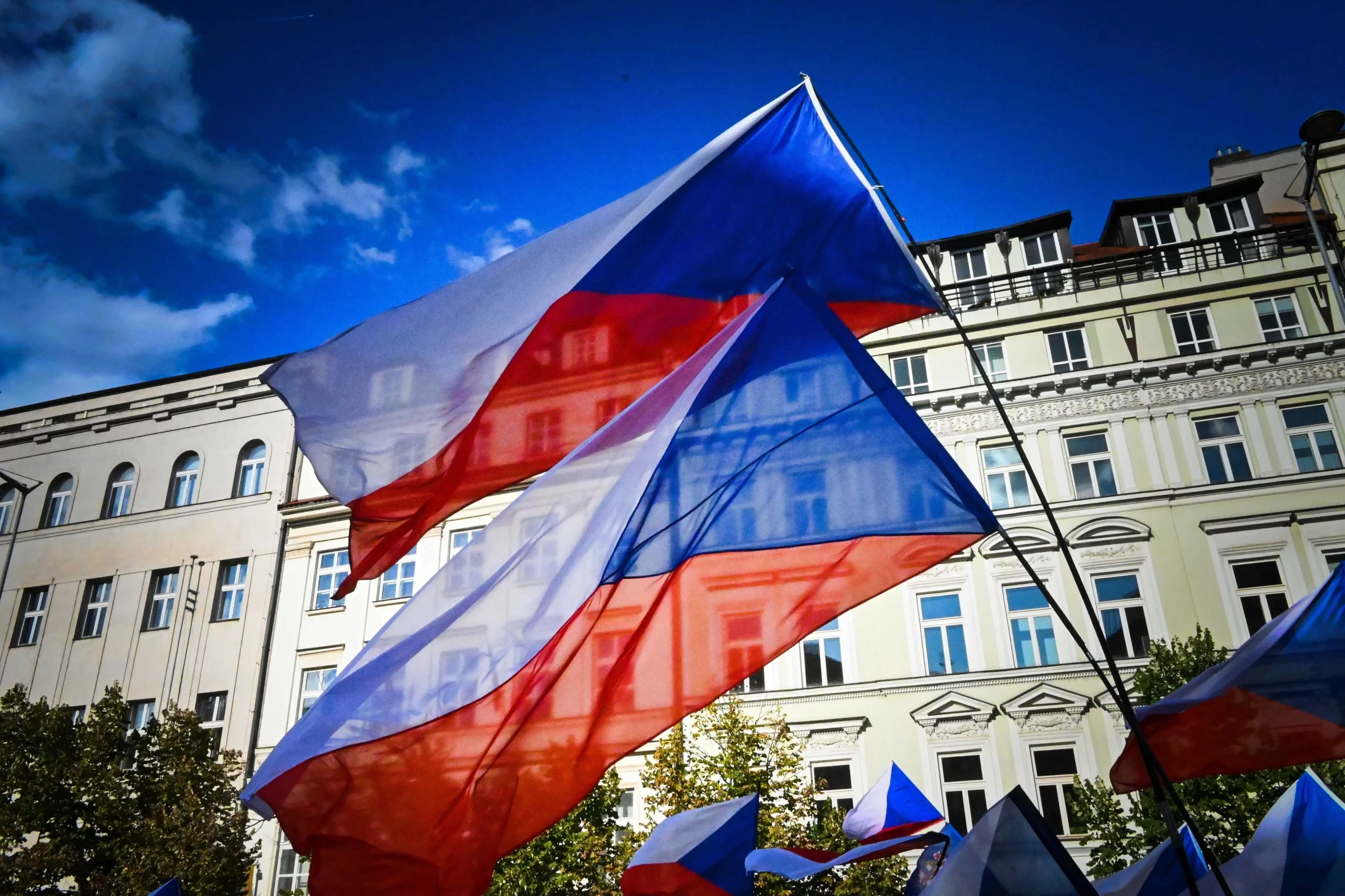 české vlajky