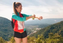 žena v horách