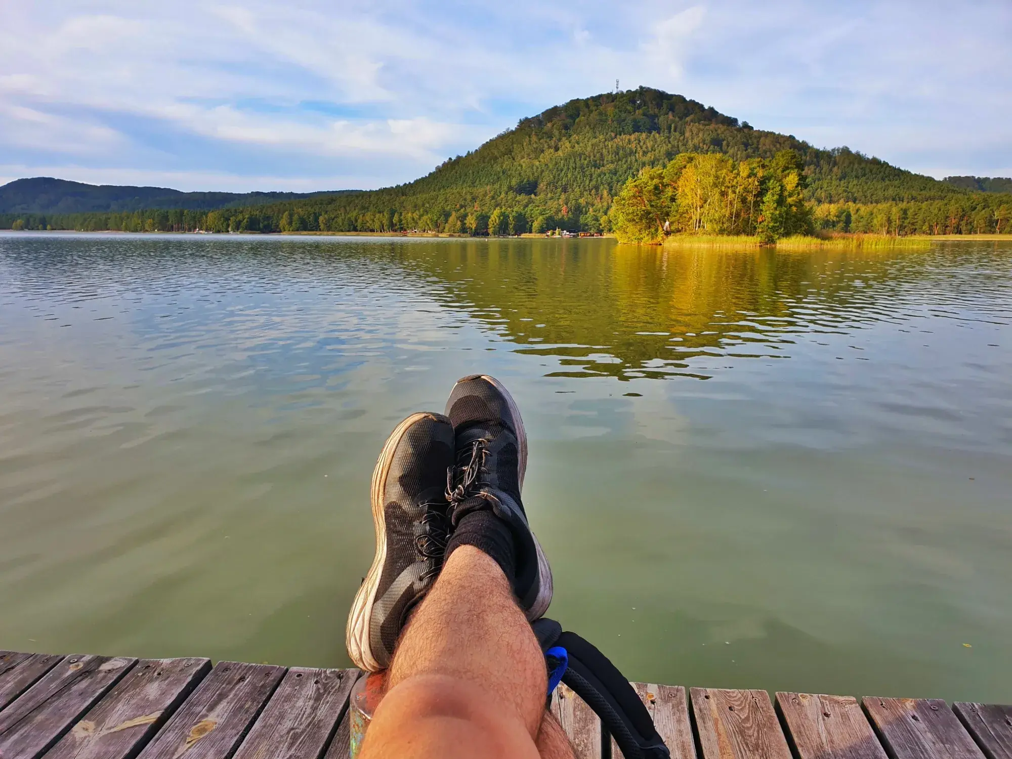 Pohled na Máchovo jezero