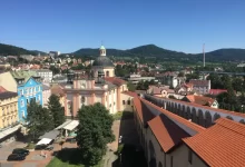 Pohled na měto Děčín