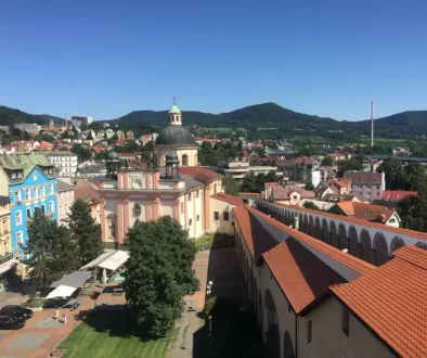 Pohled na měto Děčín