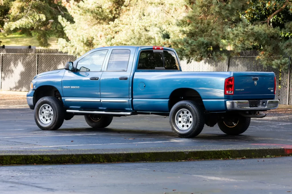 Shutterstock_2445724377 - SportDeník Modrý americký pick-up značky RAM