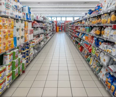 Ulička v supermarketu