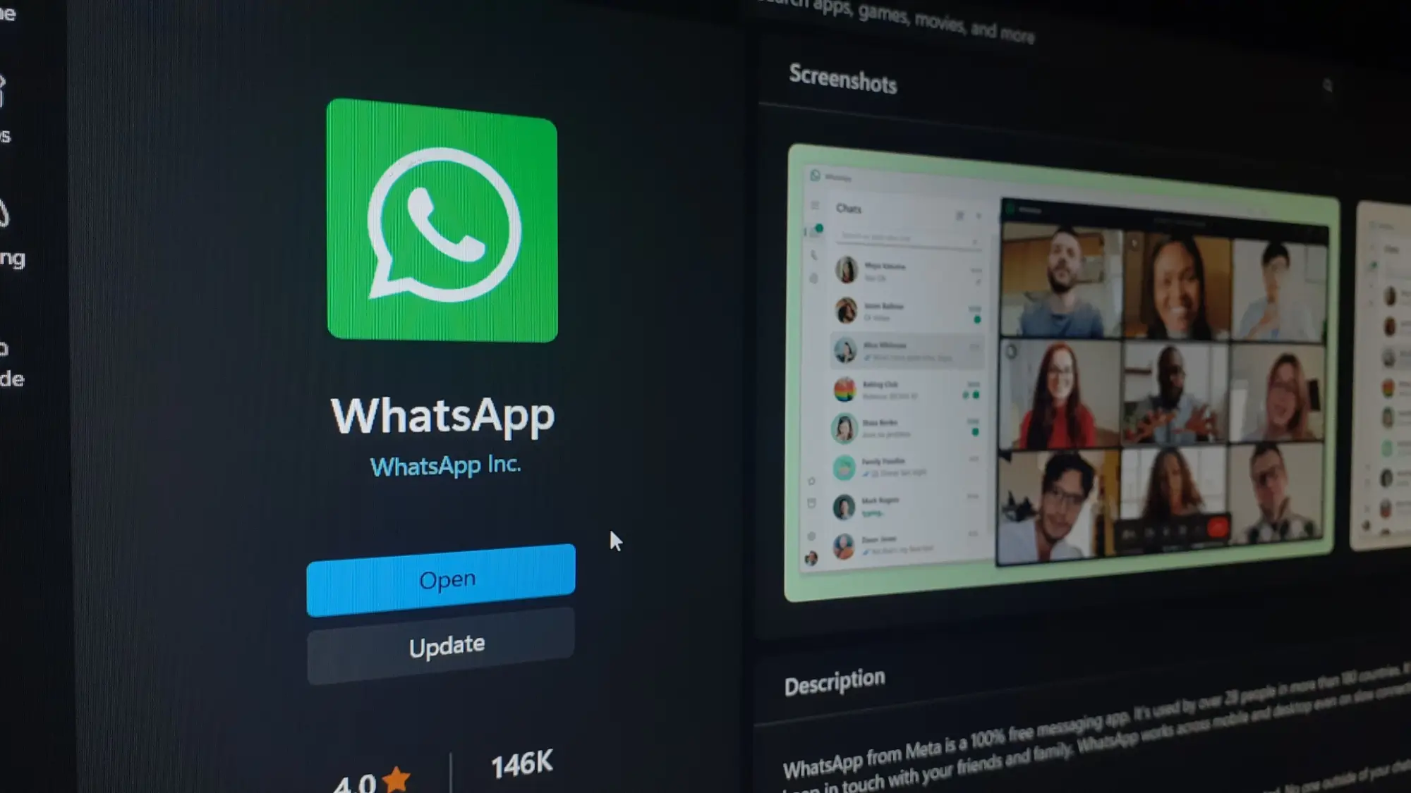 Shutterstock_2528192815 - SportDeník Logo WhatsApp na ploše systému Windows 11