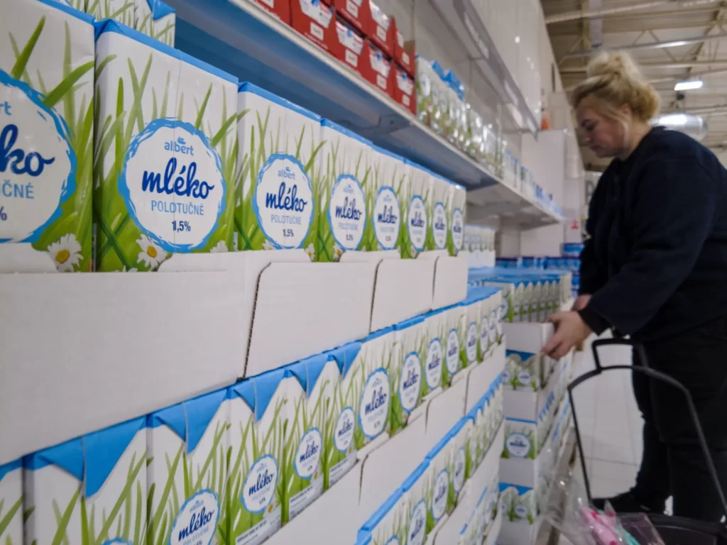 Nákup mléka