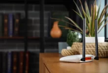 Wi-Fi router v domácnosti