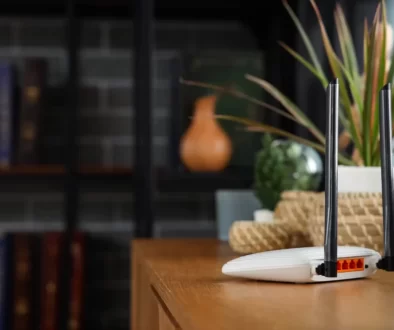 Wi-Fi router v domácnosti