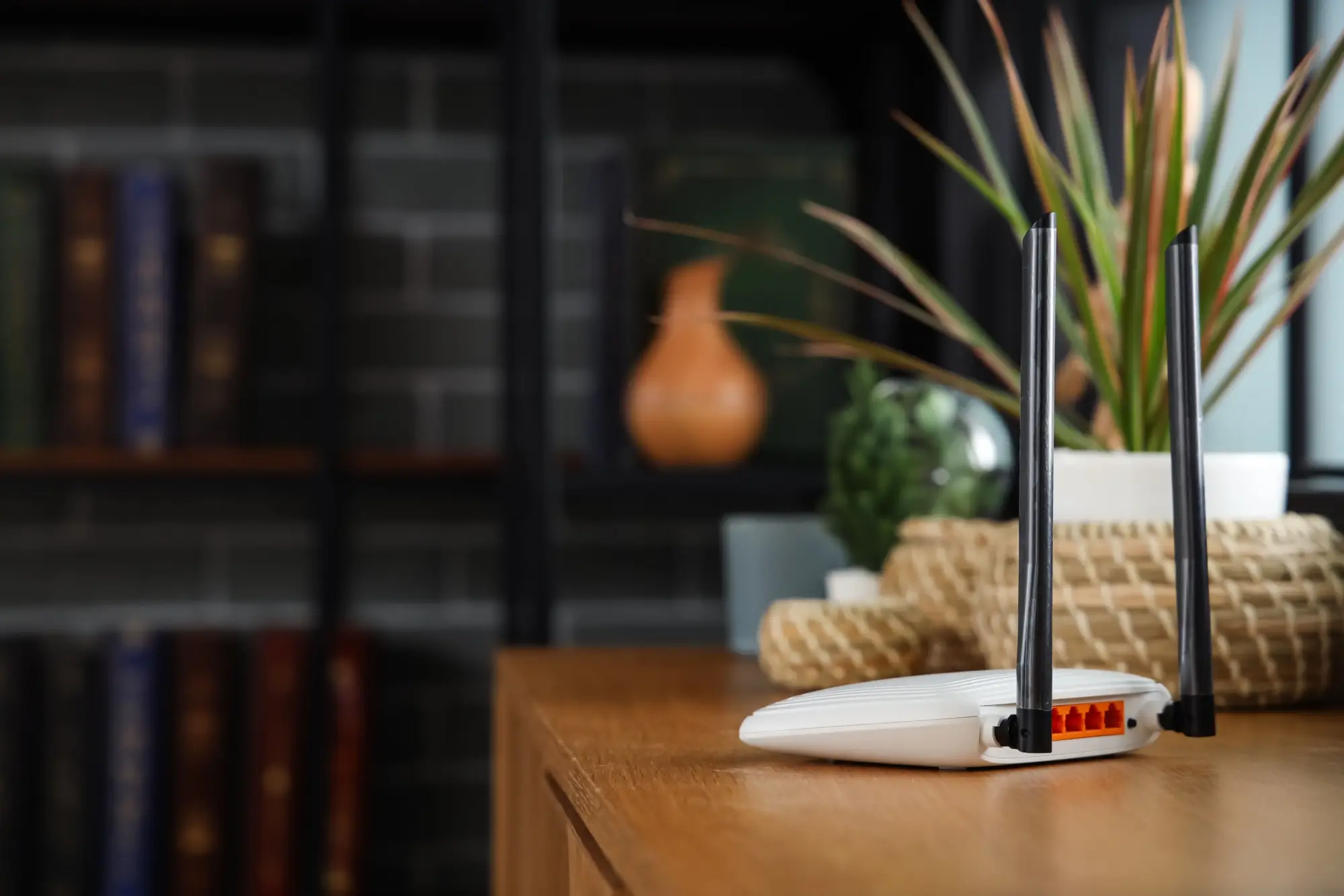 Wi-Fi router v domácnosti