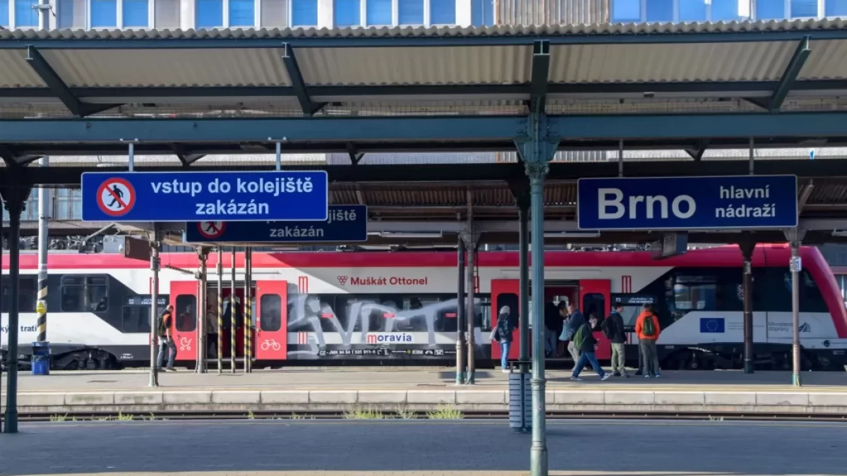 vlakové nádraží v Brně