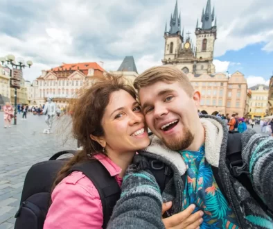 turisté v Praze