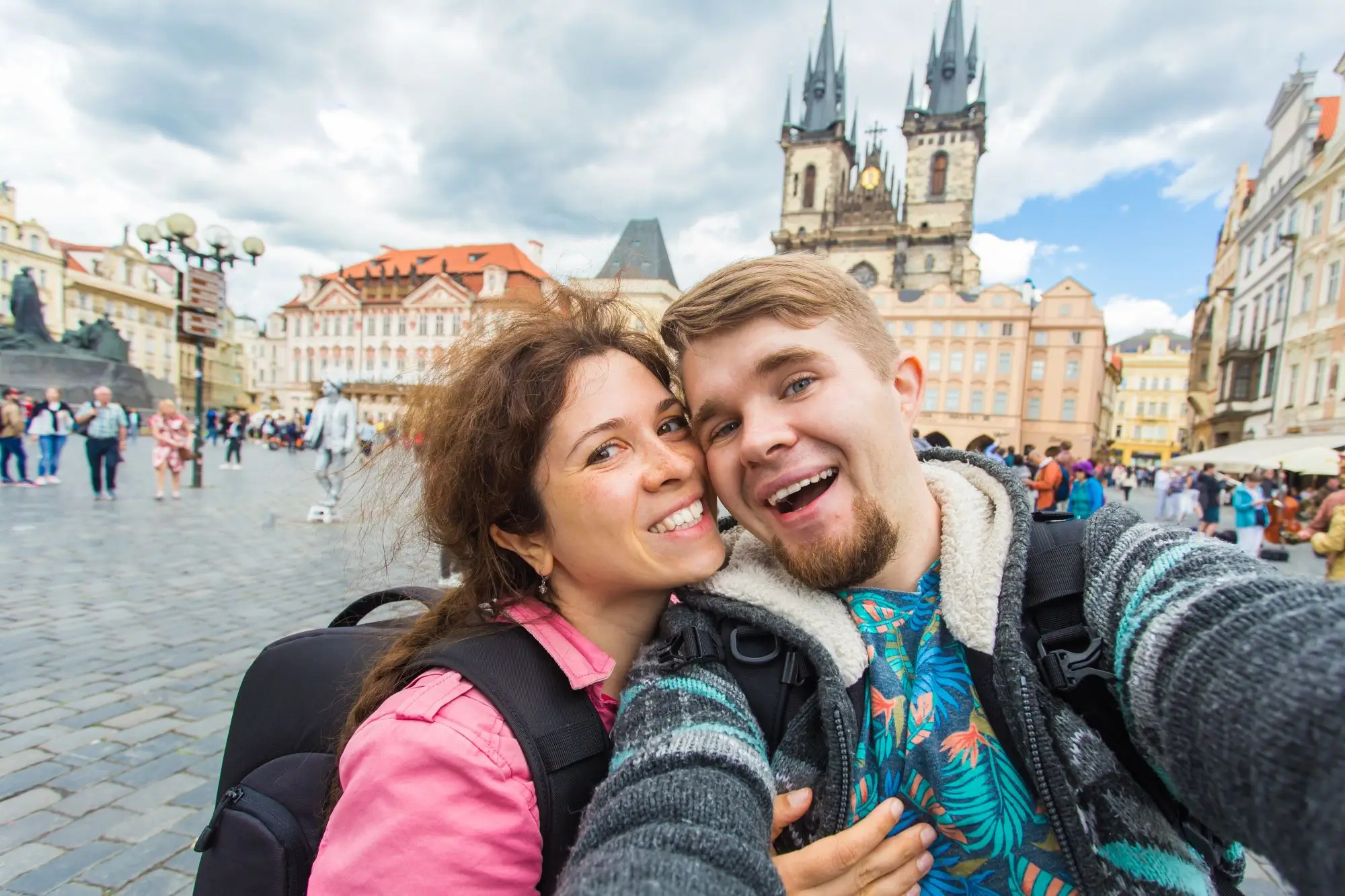 turisté v Praze
